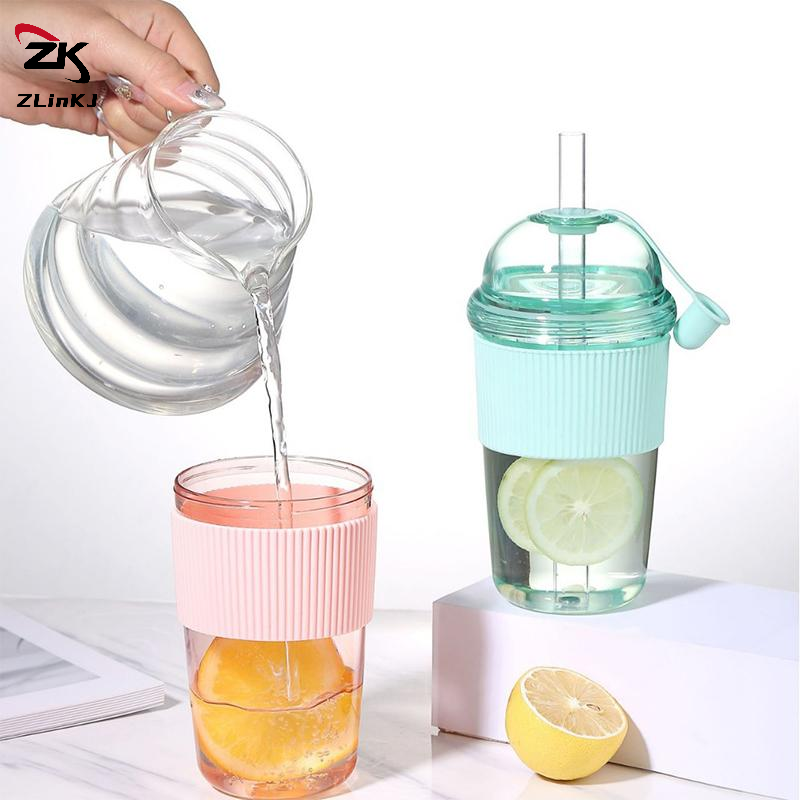Coffee And Tea Bar - (ZYDD01) 1Pcs 430/520/630ML Transparent Coffee Mug