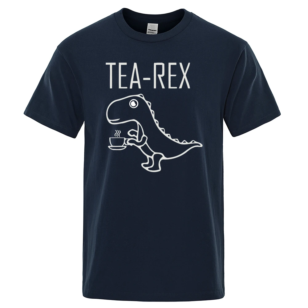 Coffee Tea Knits - Men and women's t-shirt tea Rex