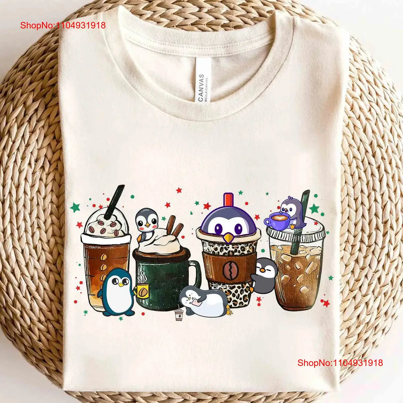 Cute Penguin Coffee Tea Sweate - Coffee Tea Knits ulasan dan harga