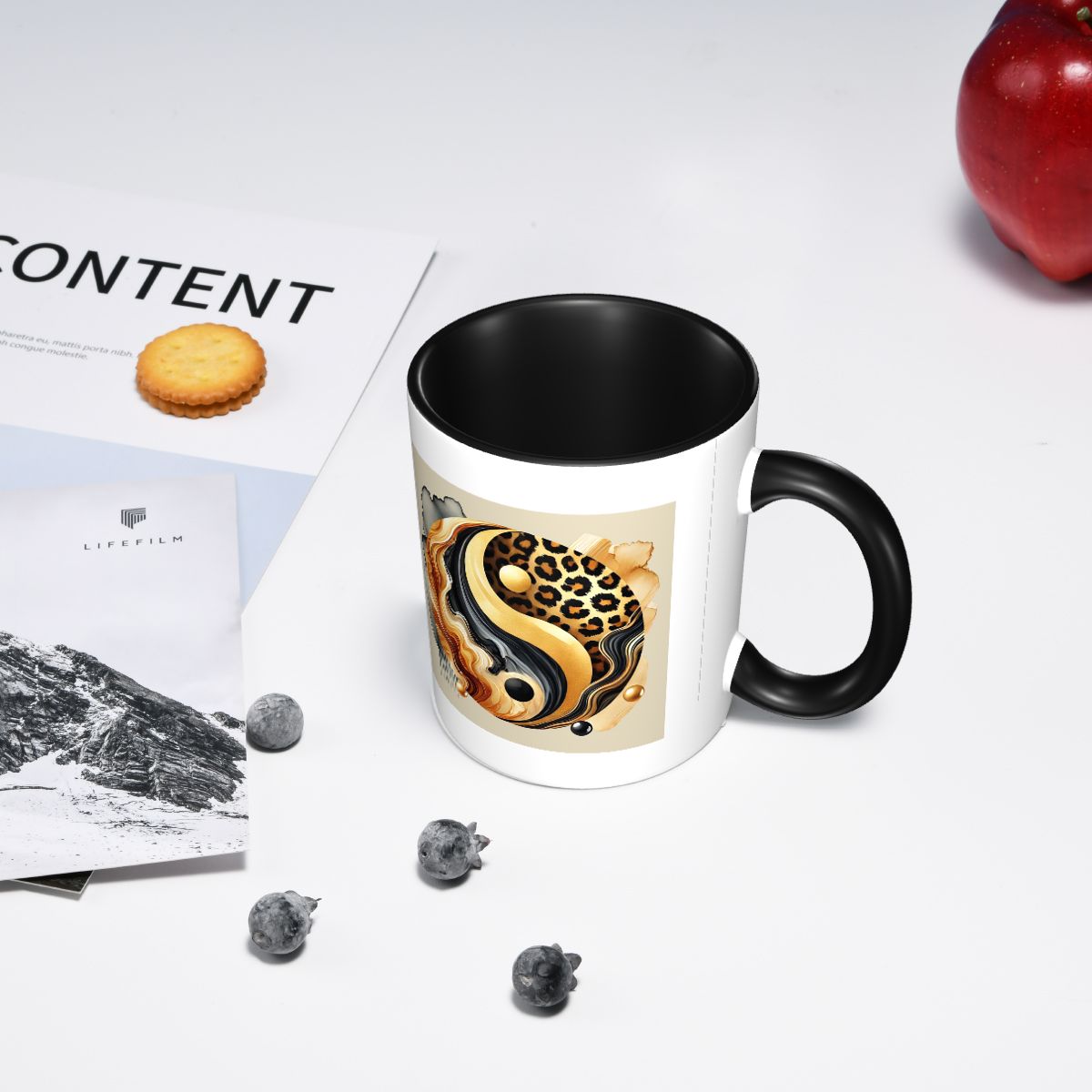 Leopard Yin Yang Luxury Gold M - Coffee Tea Yin Yang ulasan dan harga