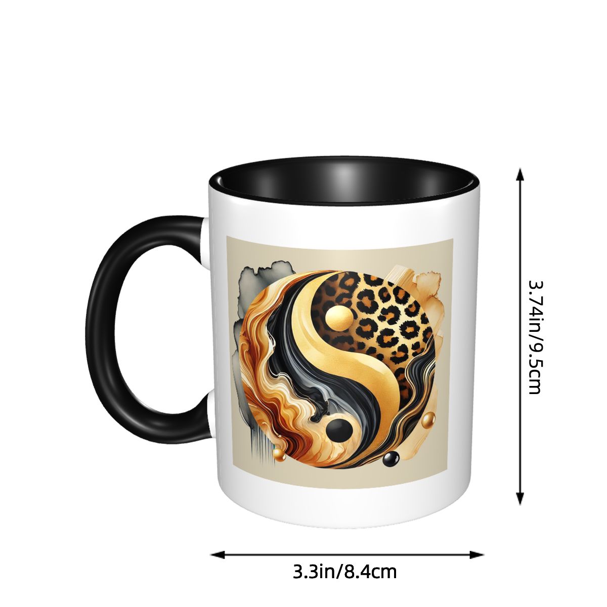 Leopard Yin Yang Luxury Gold M - Coffee Tea Yin Yang ulasan dan harga