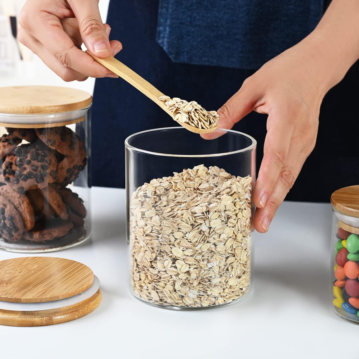 umieo Glass Food Storage Conta - Coffee And Tea Bar ulasan dan harga