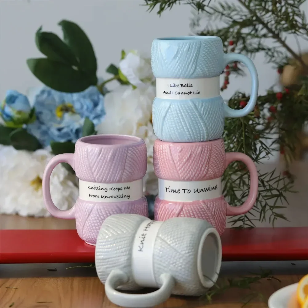 Hot Knit Style Ceramic Coffee  - Coffee Tea Knits ulasan dan harga