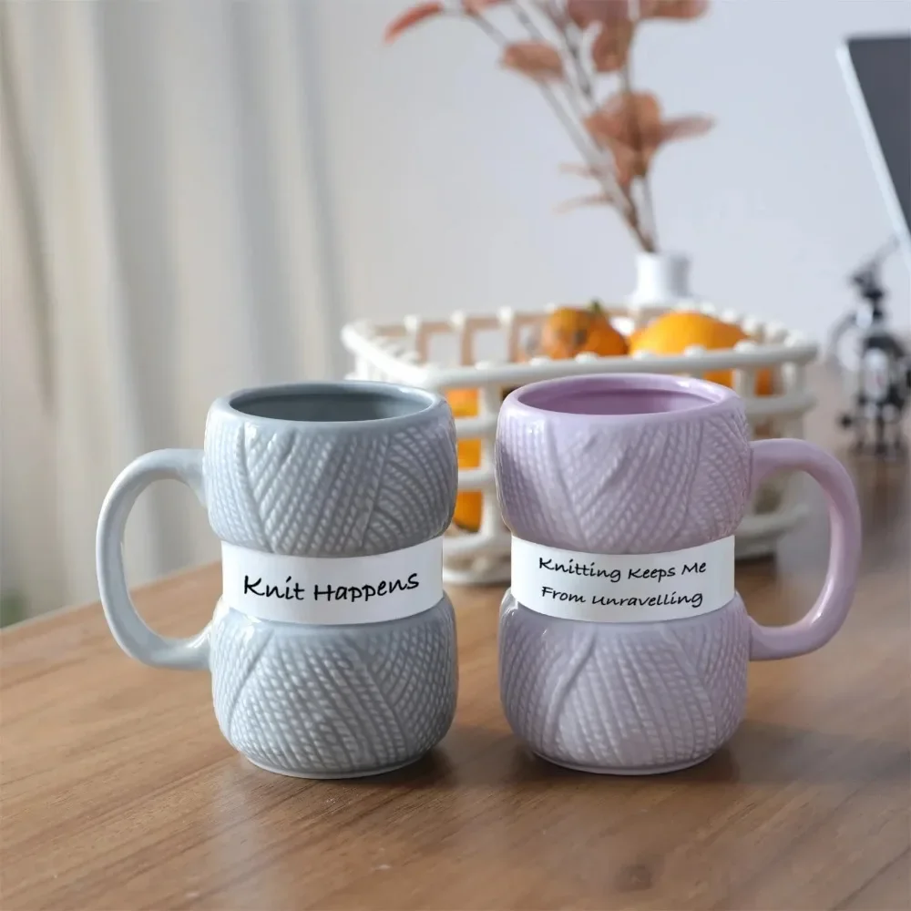 Hot Knit Style Ceramic Coffee  - Coffee Tea Knits ulasan dan harga