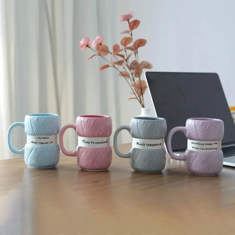 Hot Knit Style Ceramic Coffee  - Coffee Tea Knits ulasan dan harga