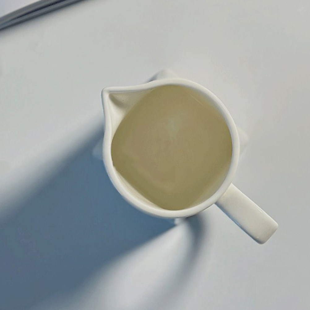 Mini Ceramic Creamer 230ml Pur - Coffee Tea Creamer ulasan dan harga