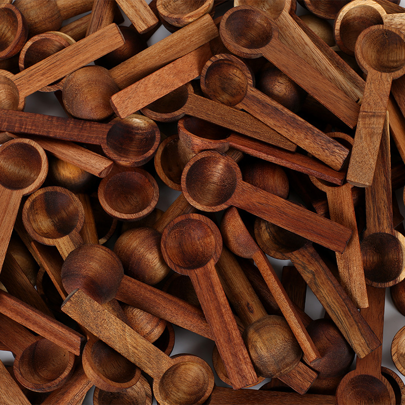 Tea Spoon Fig Wood Coffee Bean - Coffee Tea Knits ulasan dan harga