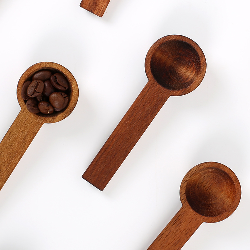 Tea Spoon Fig Wood Coffee Bean - Coffee Tea Knits ulasan dan harga