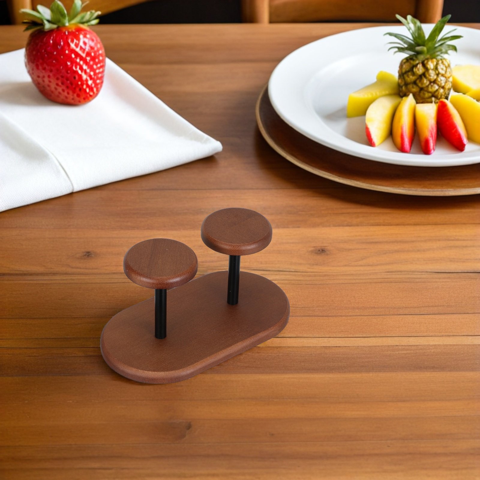 Walnut Coffee Cup Dispenser Wo - Coffee And Tea Bar ulasan dan harga