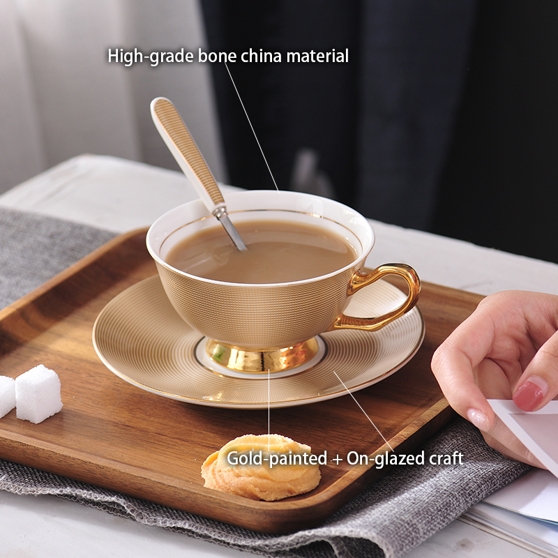 Luxury Gold Bone China Coffee  - Coffee Tea Creamer ulasan dan harga