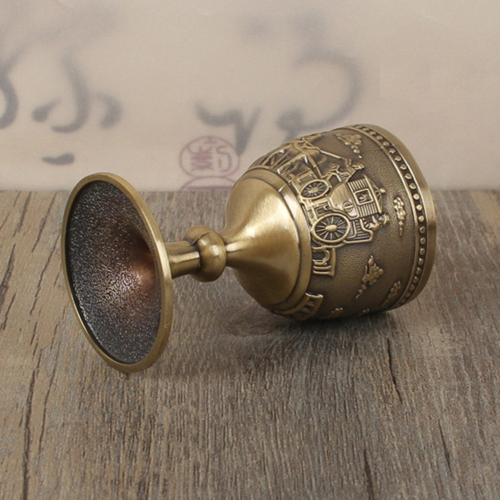 Metal Copper Alloy Liquor Cup  - Coffee And Tea Bar ulasan dan harga