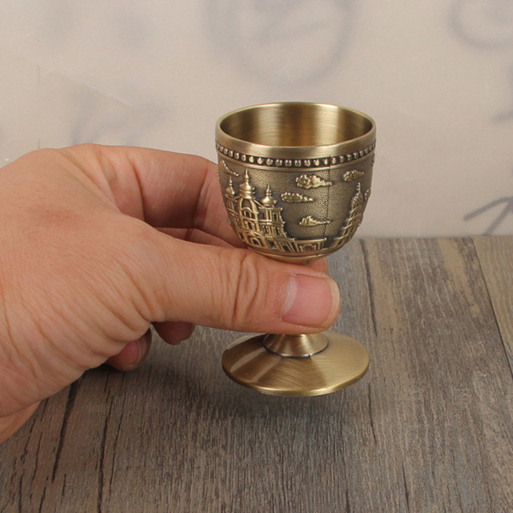 Metal Copper Alloy Liquor Cup  - Coffee And Tea Bar ulasan dan harga