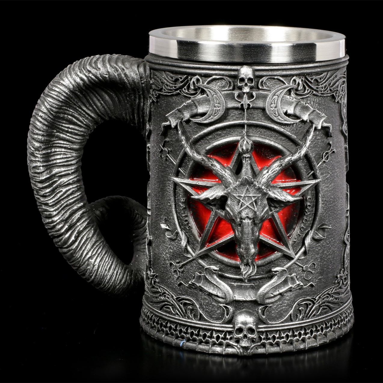 Baphomet Beer Glass Buffmet Re - Coffee And Tea Bar ulasan dan harga
